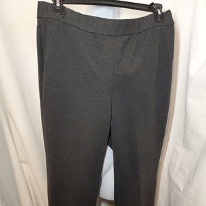Women's Charter Club Knit Pants - Charcoal Gray - Size 1X